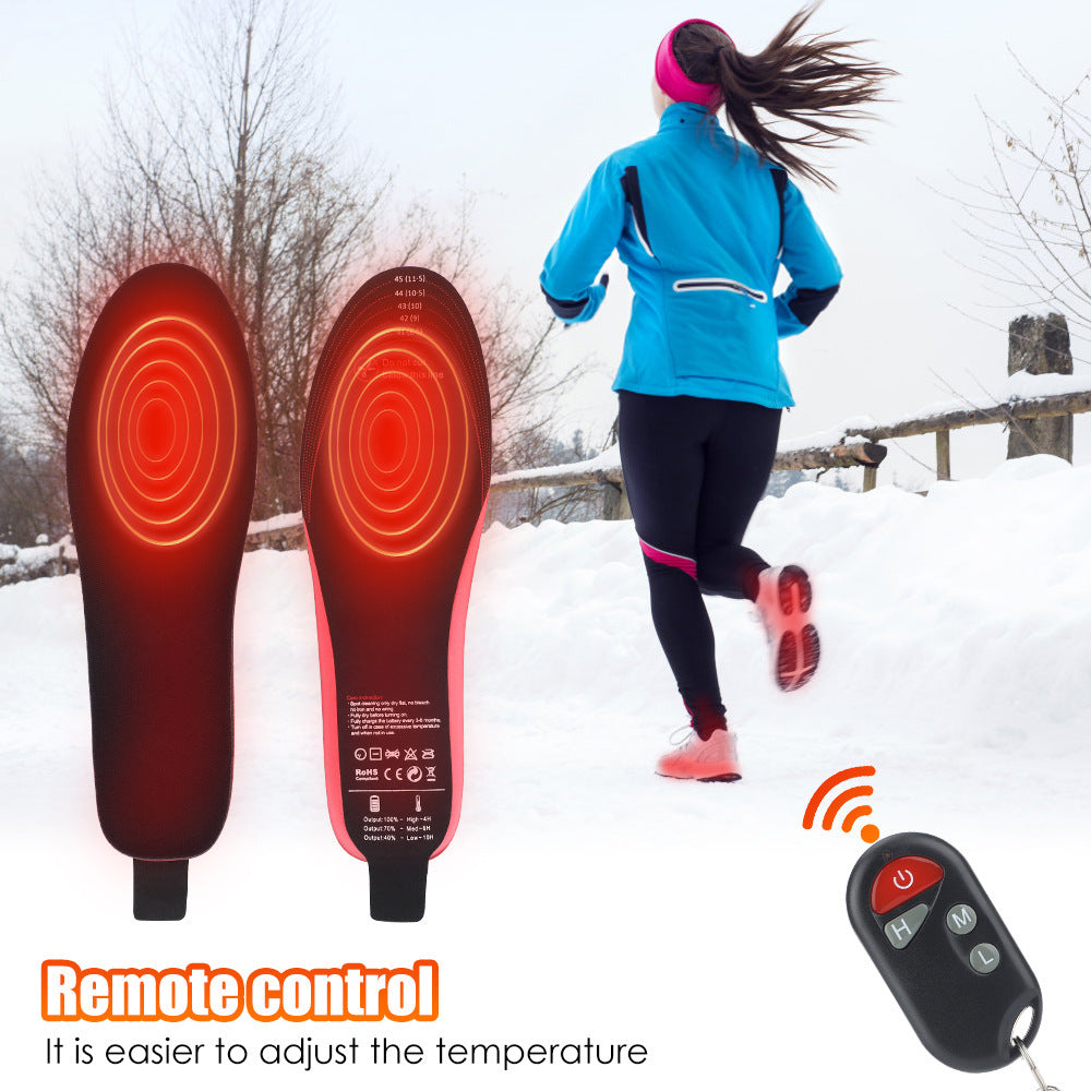 Heated Insoles For Men Women Rechargeable Heating Boot Insole Feet Warmer Pads Cut To Any Size Heating Electric Heated Insoles - Bellarte Enchanté Heated Insoles For Men Women Rechargeable Heating Boot Insole Feet Warmer Pads Cut To Any Size Heating Electric Heated Insoles